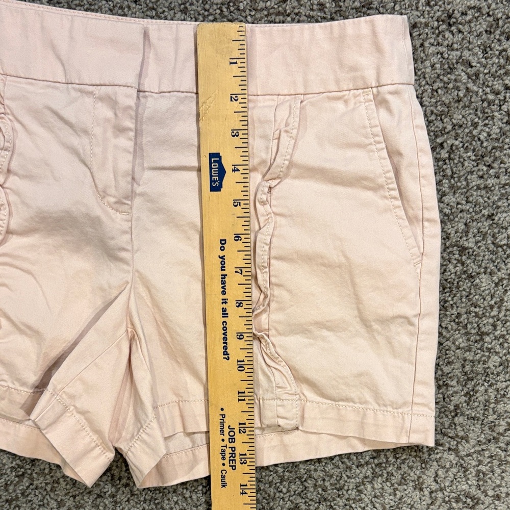 LOFT Light Pink Chic Ruffle Shorts EUC 4 - Picture 5 of 7